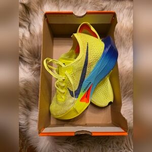 Nike ZoomX Yellow and Blue Athletic Shoes